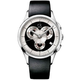 Calvin Klein Basic Chronograph Quartz Black Dial Mens Watch k2a27102