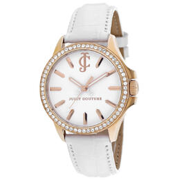 Juicy Couture Jetsetter White Dial Ladies Watch Model: 1900968
