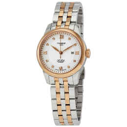 Tissot Le Locle Automatic Diamond Silver Dial Ladies Watch t006.207.22.036.00