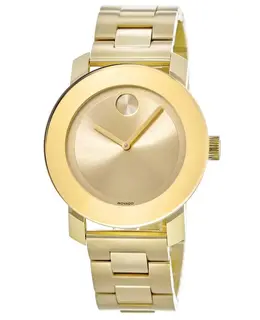 Movado Yellow Gold Tone Women's Watch Model 3600085