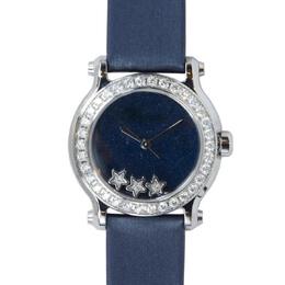 Chopard Happy Sport Quartz Diamond Blue Dial Ladies Watch 278509-3050
