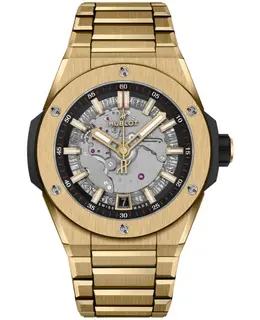 Hublot Big Bang 40mm Automatic Skeleton Dial 18K Yellow Gold Men's Watch 456.vx.0130.vx