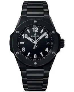 Hublot Big Bang 38mm Integrated Time Only Black Magic Automatic Ceramic Unisex Watch 457.cx.1270.cx
