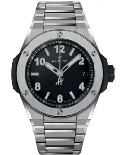 Hublot Big Bang 38mm Integrated Time Only Automatic Black Dial Titanium Unisex Watch 457.nx.1270.nx