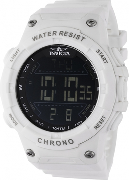 Invicta Mens Racing Alarm Chronograph GMT Quartz Digital Black Dial Watch Model No. 47524