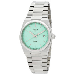 Tissot PRX Quartz Light Green Dial Ladies Watch - T1372101109100