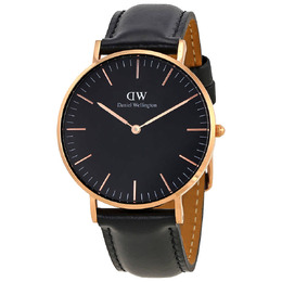 DW00100139: Daniel Wellington Classic Sheffield Black Dial 36mm Watch