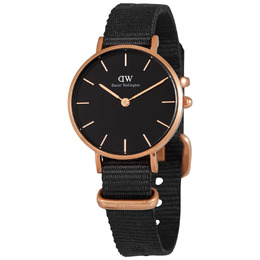 Daniel Wellington Classic Petite Black Cornwall Ladies Watch Dw00100247