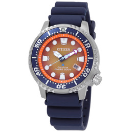 Citizen Promaster Dive Eco-Drive Orange Dial Mens Watch BN0169-03X