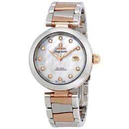 Omega De Ville Automatic Ladies Steel and 18K Sedna Gold Watch 425.20.34.20.55.004