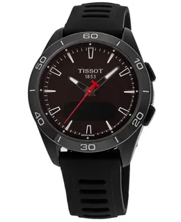 Tissot T-Touch Connect Solar Digital Black Dial Silicone Strap Men's Watch t1534204705104
