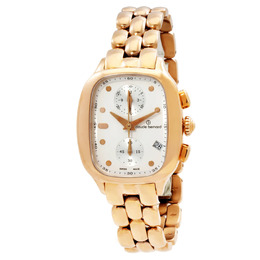 Claude Bernard Dress Code Chronograph Quartz Silver Dial Ladies Watch 10800 37rm air