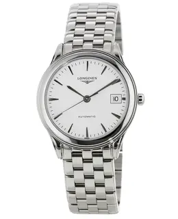 Longines Flagship Automatic White Dial Steel Unisex Watch l4.774.4.12.6