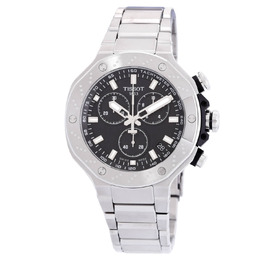 Tissot T-Race Chronograph Quartz Black Dial Mens Watch T141.417.11.051.01