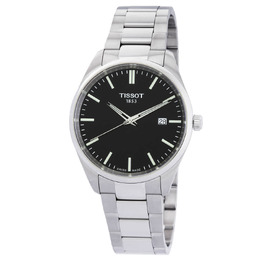 Tissot PR 100 Mens Black Dial Quartz Watch T1504101105100