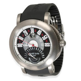 Pre-owned Gerald Genta Arena Automatic Black Dial Mens Watch bsp.y.80.263.ca.bd