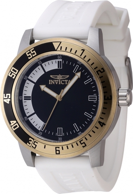 Men's Invicta 47278 Quartz Black Dial Watch
