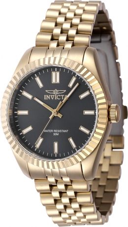 Invicta Specialty Quartz Black Dial Ladies Watch Model 47504