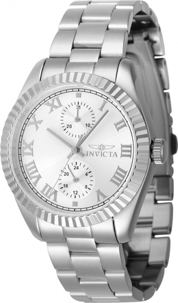 Invicta 47435 - Specialty GMT Quartz Silver Dial Ladies Watch