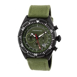 Morphic M53 Series Chronograph Olive Dial Mens Watch 5306