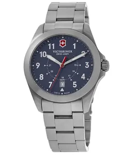 Victorinox Swiss Army Heritage Quartz Blue Dial Steel Men's Watch Model 241967
