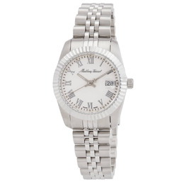 Mathey-Tissot Mathy III Roman Quartz White Dial Ladies Watch d810abr