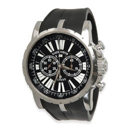Pre-owned Roger Dubuis Excaliber Chronograph Automatic Black Dial Mens Watch ex45 78 9 9.71r