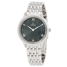 Omega De Ville Quartz Green Dial Ladies Watch 434.10.30.60.10.001
