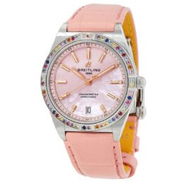 Breitling Chronomat 36mm South Sea Automatic Pink - Ladies Watch G10380BB1K1P1