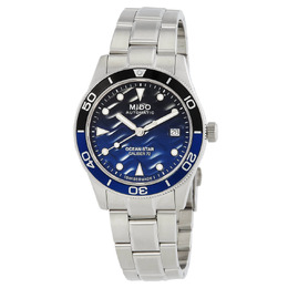 Mido Ocean Star 39 Automatic Batman Bezel Watch M0269071104100
