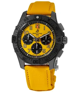Breitling Avenger B01 Chronograph SB0147101I1X1 Yellow Dial Men's Sports Watch