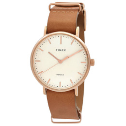 Timex Fairfield Quartz White Dial Unisex Watch Model TW2P91200