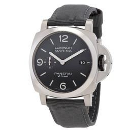 Panerai Luminor Marina eSteel Polished Grey Gradient Automatic Mens Watch pam01358