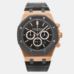 Audemars Piguet Grey 18k Rose Gold Royal Oak Leo Messi 26325OL.OO.D005CR.01 Automatic Men's Wristwatch 41 mm 1009075