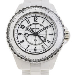 Chanel J12 Quartz White Dial Ladies Watch h9763