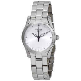 Tissot T-Wave t112.210.11.036.00 - Ladies Watch with Diamond Dial, Analog Quartz Movement