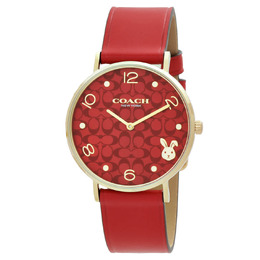 Coach Perry Year of the Rabbit Red Dial Quartz Ladies Watch 14503977