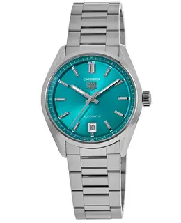 Tag Heuer Carrera Date Automatic Turquoise Dial Steel Women's Watch wbn2316.ba0001