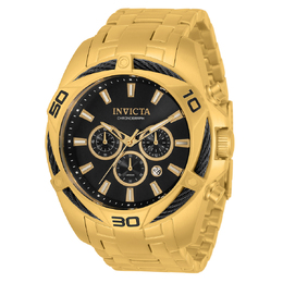 Invicta Bolt Chronograph Quartz Black Dial Mens Watch 34119