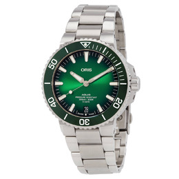 Oris Aquis Date Automatic Green Dial Mens Watch 40077634157-0782409PEB