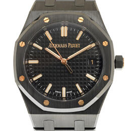 Audemars Piguet Royal Oak Automatic Black Dial Ladies Watch 77350ce.oo.1266ce.03