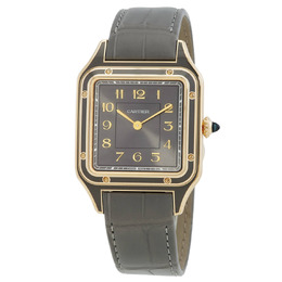 Cartier Santos-Dumont Large Model Hand Wind Mens Watch WGSA0097