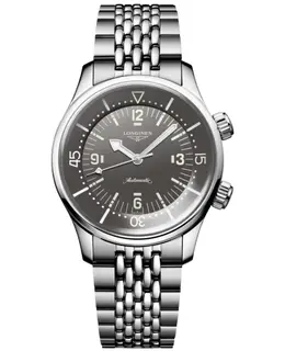 Longines Legend Diver Automatic Grey Dial Steel Men's Watch l3.764.4.99.6