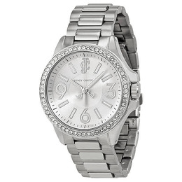 Juicy Couture Jetsetter Silver Dial Stainless Steel Swarovski Crystal Ladies Watch Model: 1900958