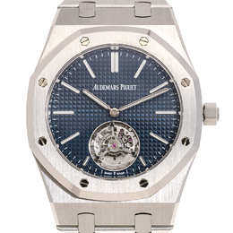 Audemars Piguet Royal Oak ''50th Anniversary'' Tourbillon Automatic Blue Dial Mens Watch 26670st.oo.1240st.01