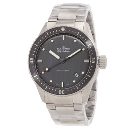 Blancpain Fifty Fathoms Automatic Grey Dial Mens Watch 5000 1210 98s