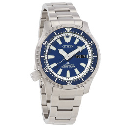 Citizen Promaster Automatic Marine Mens Watch NY0161-63L (Blue Dial)