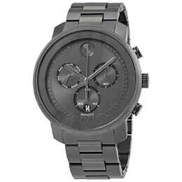 Movado Chronograph Gunmetal Dial Mens Watch (3600486)