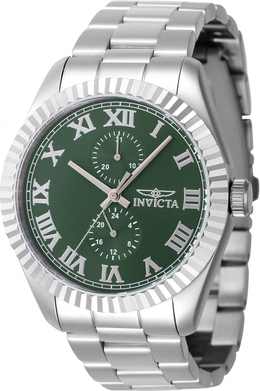 Invicta 47422 Mens GMT Quartz Green Dial Watch