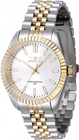 Invicta 47500 Silver Dial Ladies Watch - Analog Quartz Movement